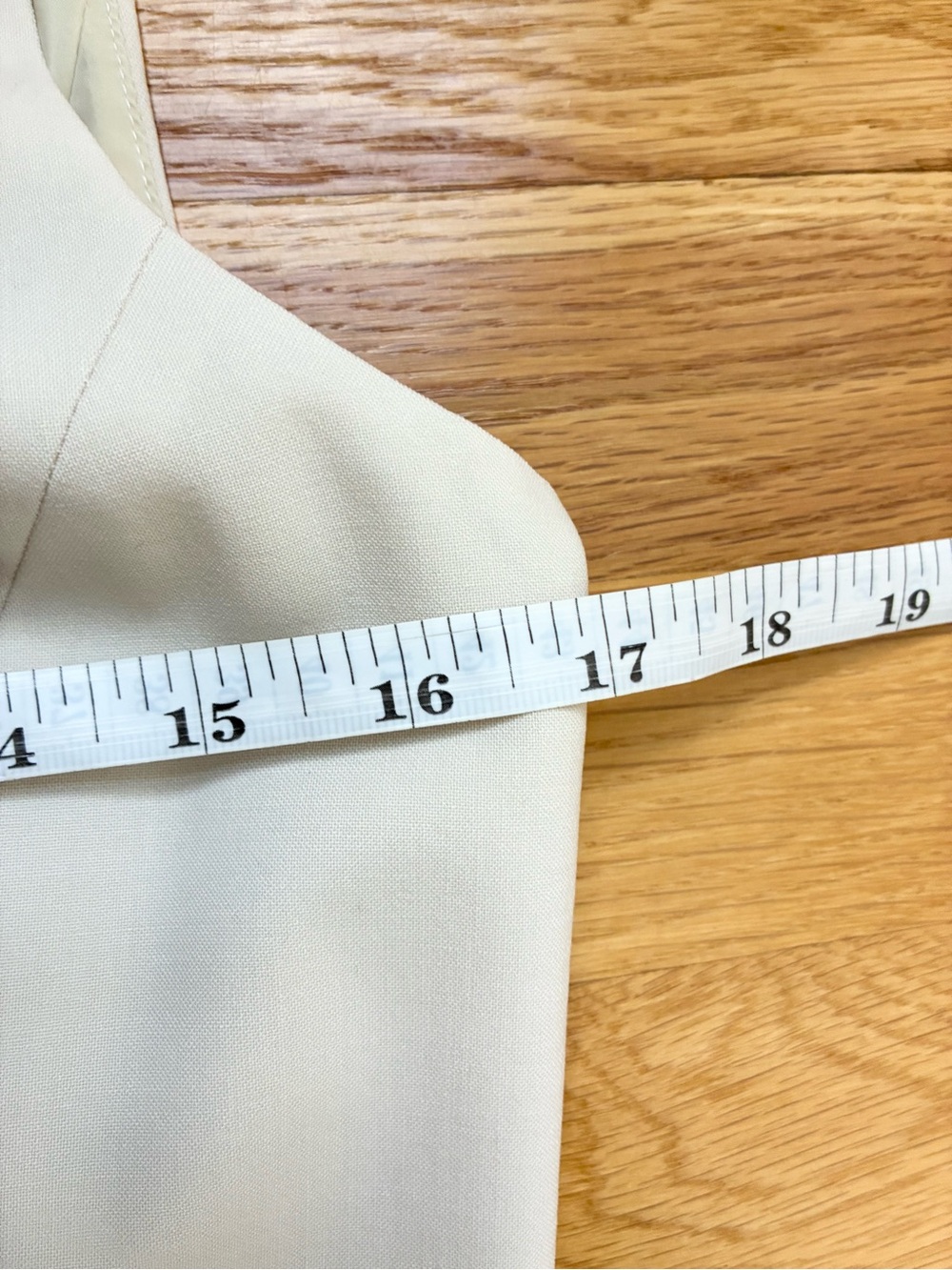J. Crew Dress Italian Double Face Cashmere by Tollegno 1900 Cream Size 8 - Picture 13 of 15